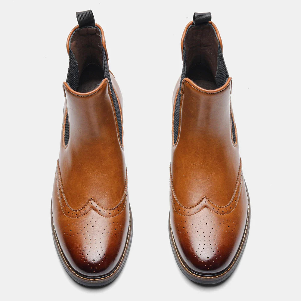 "Dead Poets Boots" – Lizard Vigilante Soft Leather Chelsea Boots for Men | Sleek Pointed-Toe Ankle Icons for Rebels, Artists & Gentlemen