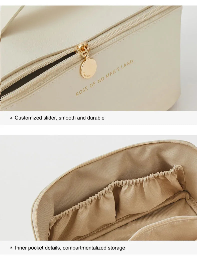 Bag of Holding: Ultra-Clever Travel Cosmetic Case for Women | Zippered Makeup & Toiletry Vault for Organized Queens