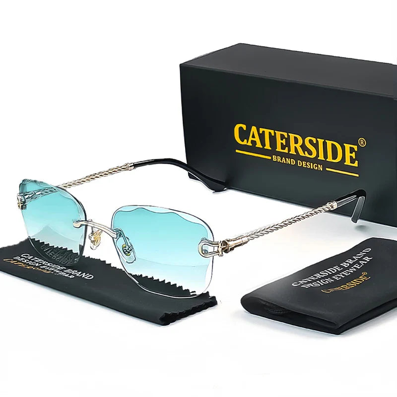 Rimcutter Royale Caterside Retro Gradient Sunglasses – Blade Lens Street Icon Shades