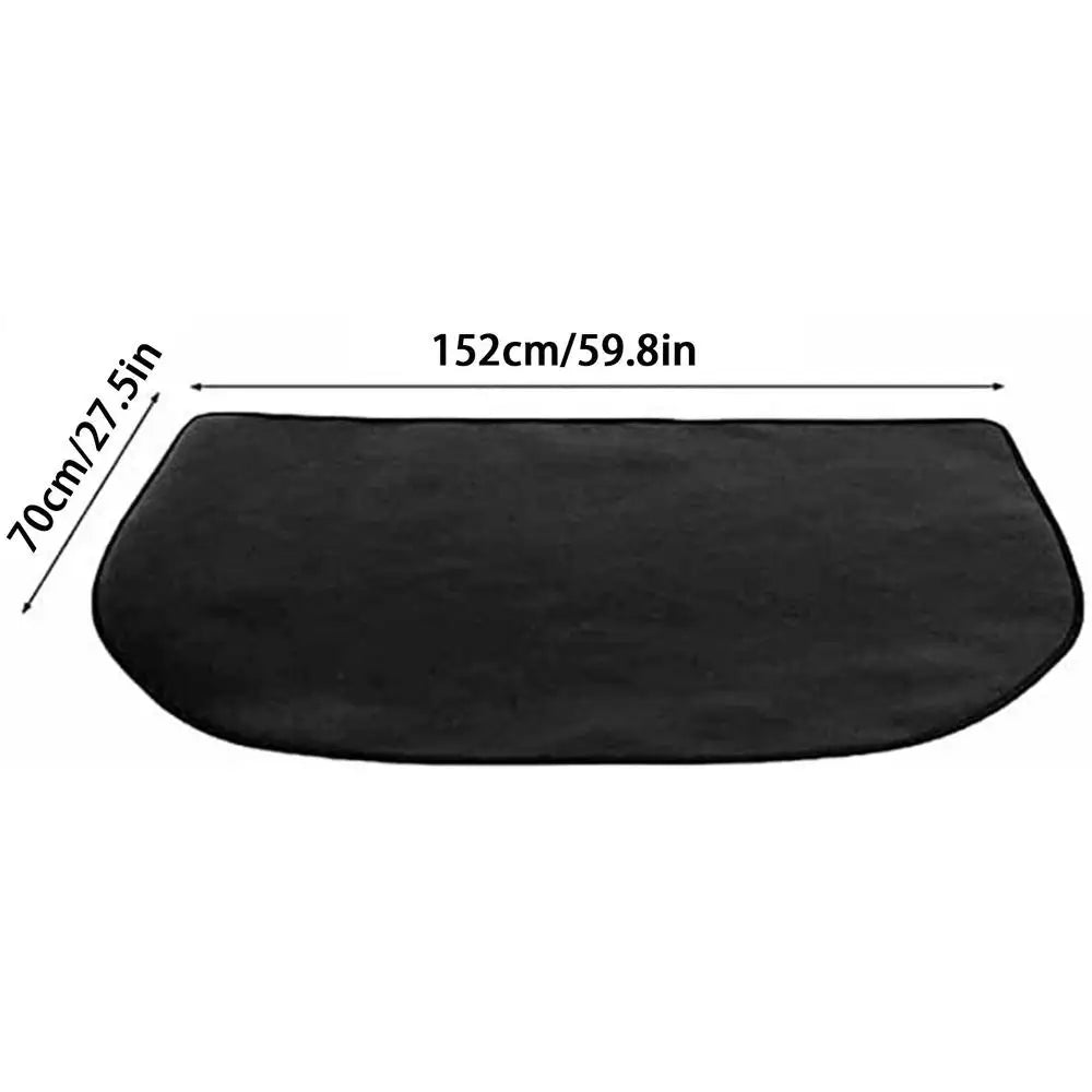 Double-Layer Fireproof Fireplace Mat – Heat-Resistant Fiberglass Floor Protector for Wood Floors & Hearth Safety