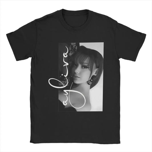 Ayliva Men's T-Shirt, 100% Cotton Graphic Tee, Round Neck Short Sleeve Casual Tops, Available in Plus Sizes