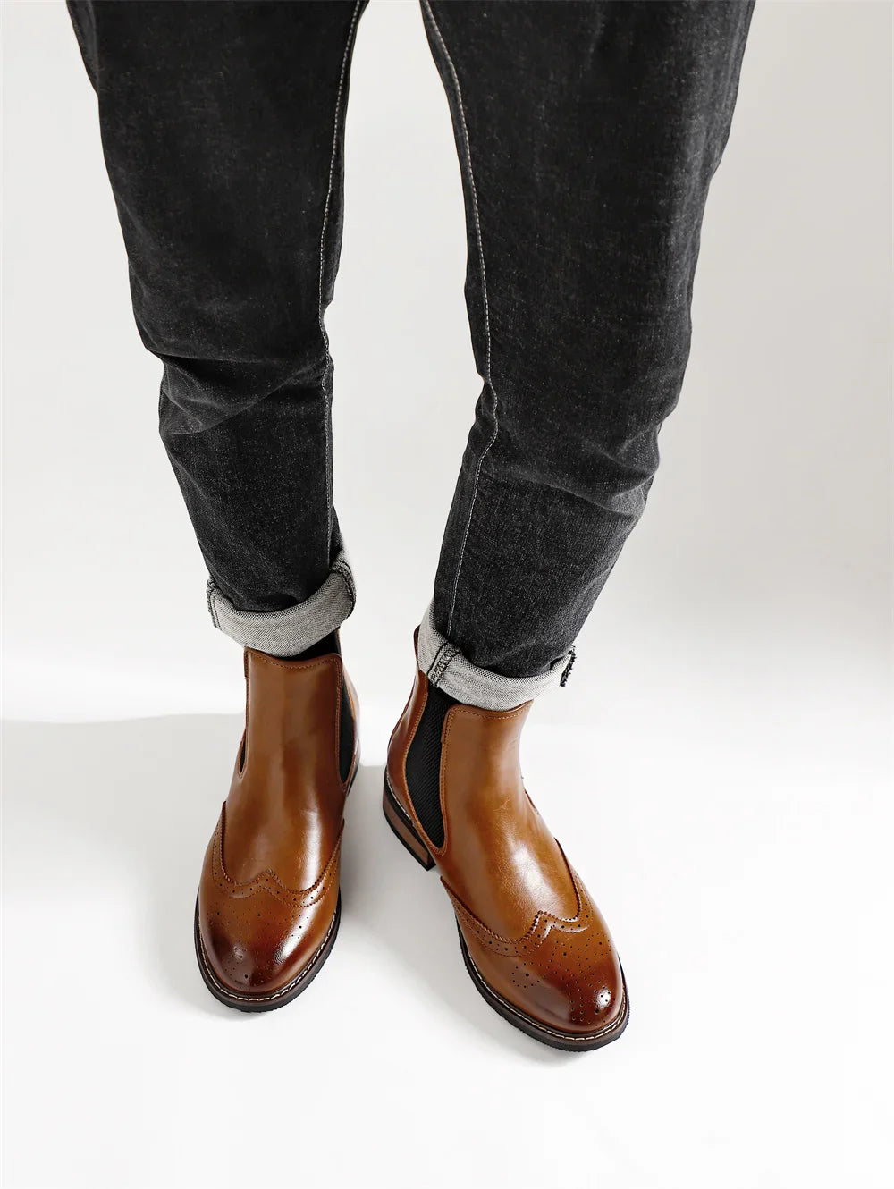 "Dead Poets Boots" – Lizard Vigilante Soft Leather Chelsea Boots for Men | Sleek Pointed-Toe Ankle Icons for Rebels, Artists & Gentlemen