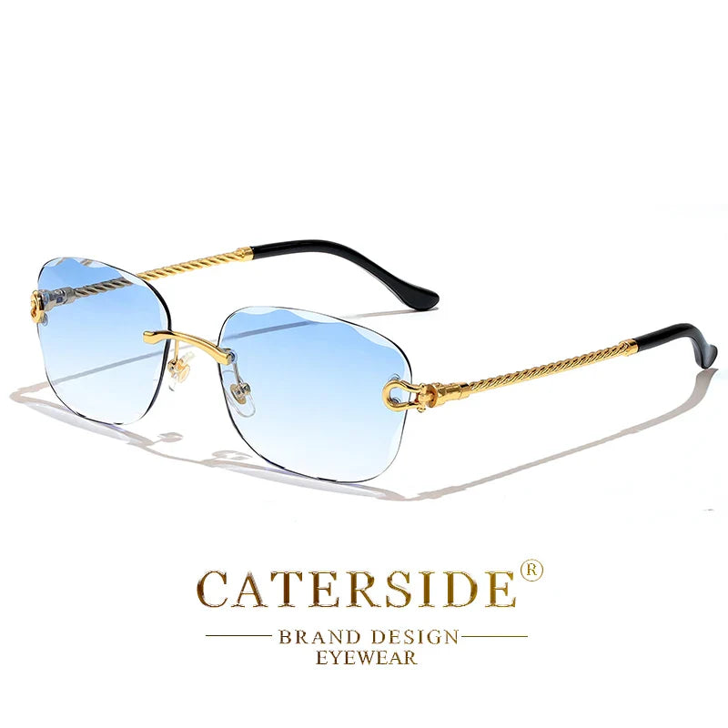 Rimcutter Royale Caterside Retro Gradient Sunglasses – Blade Lens Street Icon Shades