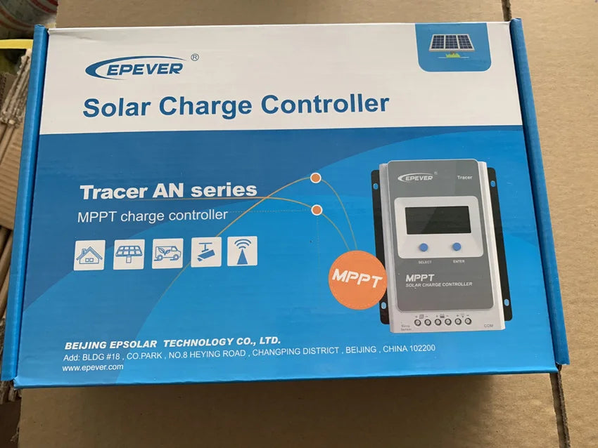EPEVER MPPT Tracer 40A 30A 20A 10A Solar Charger Controller 12V24V Auto High Efficiency Regulador Solar 4210AN 3210AN 2210AN