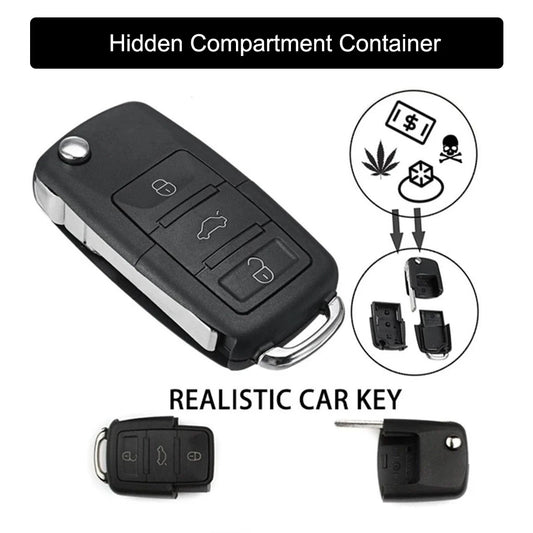 Mini Dummy Car Key Safe – Hidden Secret Stash Fob Vault