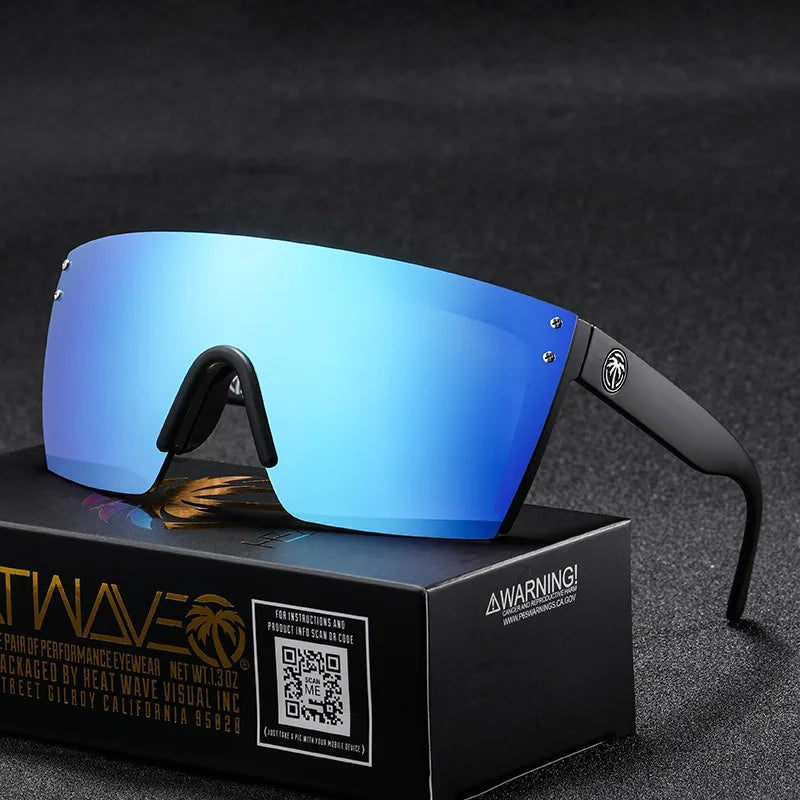 Heat Wave Square Polarized Sports Sunglasses UV400 for Men and Women