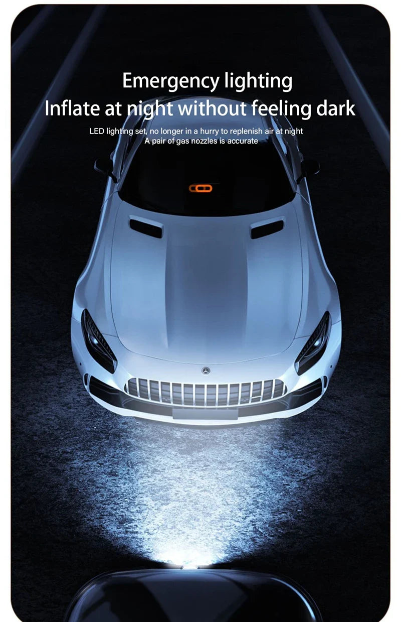 PuffDaddy X1 – Wireless Tire Inflator Air Pump with Auto Stop, 150PSI Power for Cars, Bikes, Balls & Boats | Compact, Fast & Seriously Handy