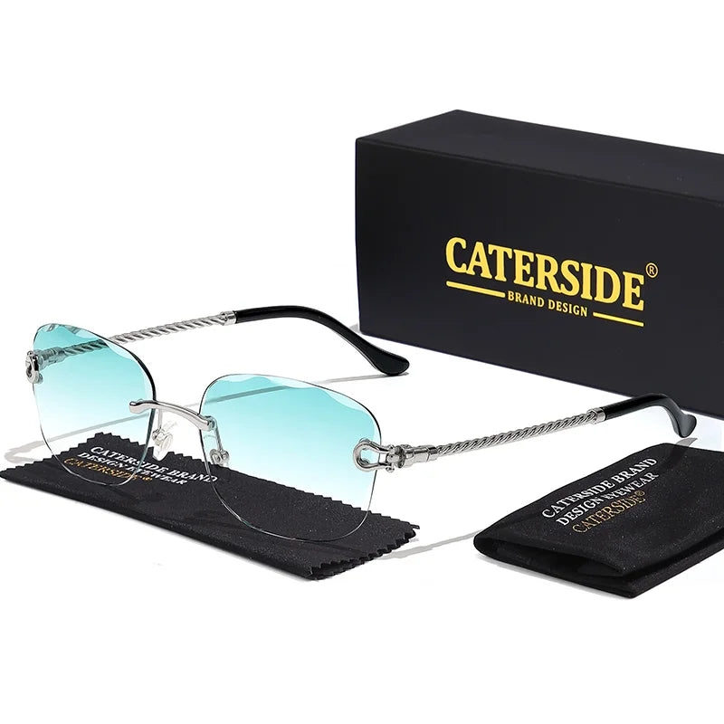 Rimcutter Royale Caterside Retro Gradient Sunglasses – Blade Lens Street Icon Shades