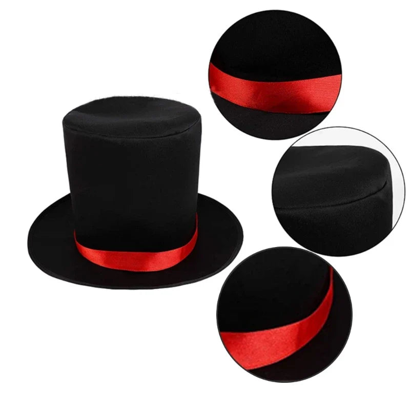 Blackout Illusionist – Magician's Top Hat for Stage Mischief, Nightclub Sorcery & Bowler-Grade Chaos