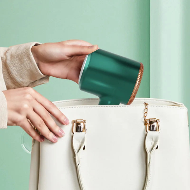 V20 TurboClean Rechargeable Lint Remover — USB Electric Fabric Shaver for Sweaters, Coats & Home Textiles