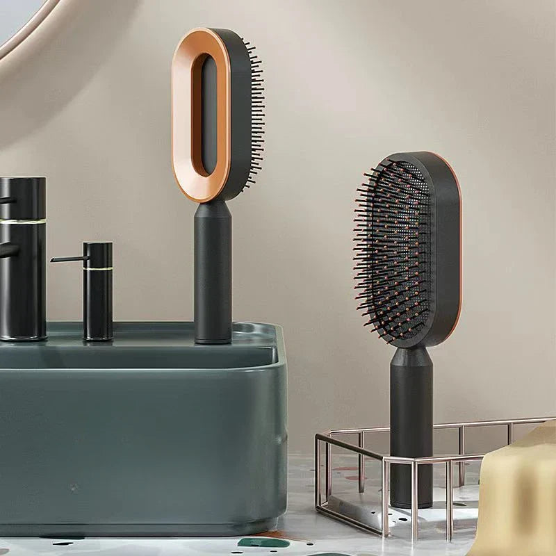 The Reckless Comb: One-Click Clean, Scalp-Slaying Air Cushion Hairbrush for Hardcore Hair Rebels