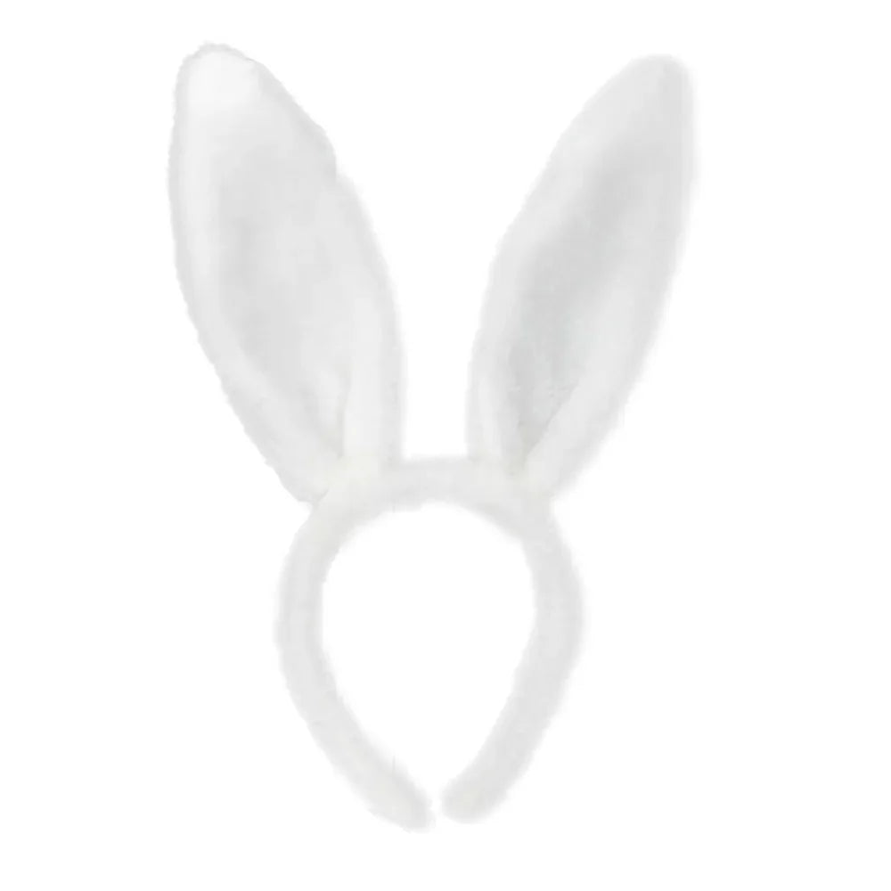 FluffPop Bunny Band – Soft Plush Rabbit Ear Headband for Women & Girls (Cosplay, Parties, Easter Fun!)
