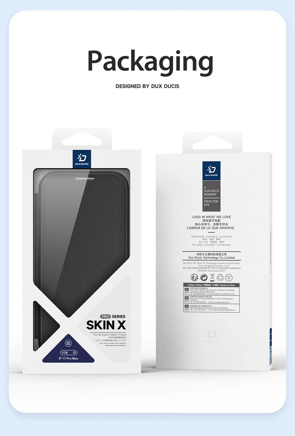 DUX DUCIS Armored MagSafe iPhone 17 Pro Max Case — Military-Grade Magnetic Stand Fortress