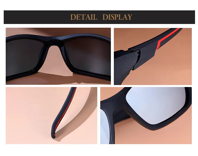 TACTICAL ZONE Polarized UV400 Combat-Ready Sport Sunglasses – Built for Fishing, Field Ops, and Full-Throttle Days