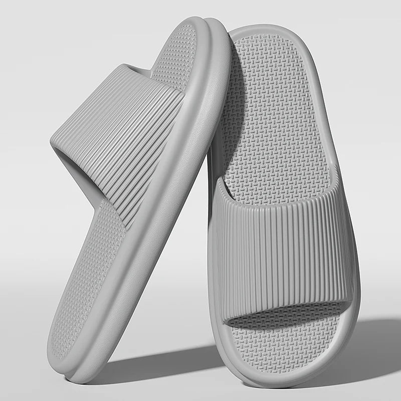 "DEADWALKER 49s" – Apocalypse-Ready Flat Sole Sliders for Men & Women | Heavy Metal Bathhouse Slippers | Big Sizes 48–49