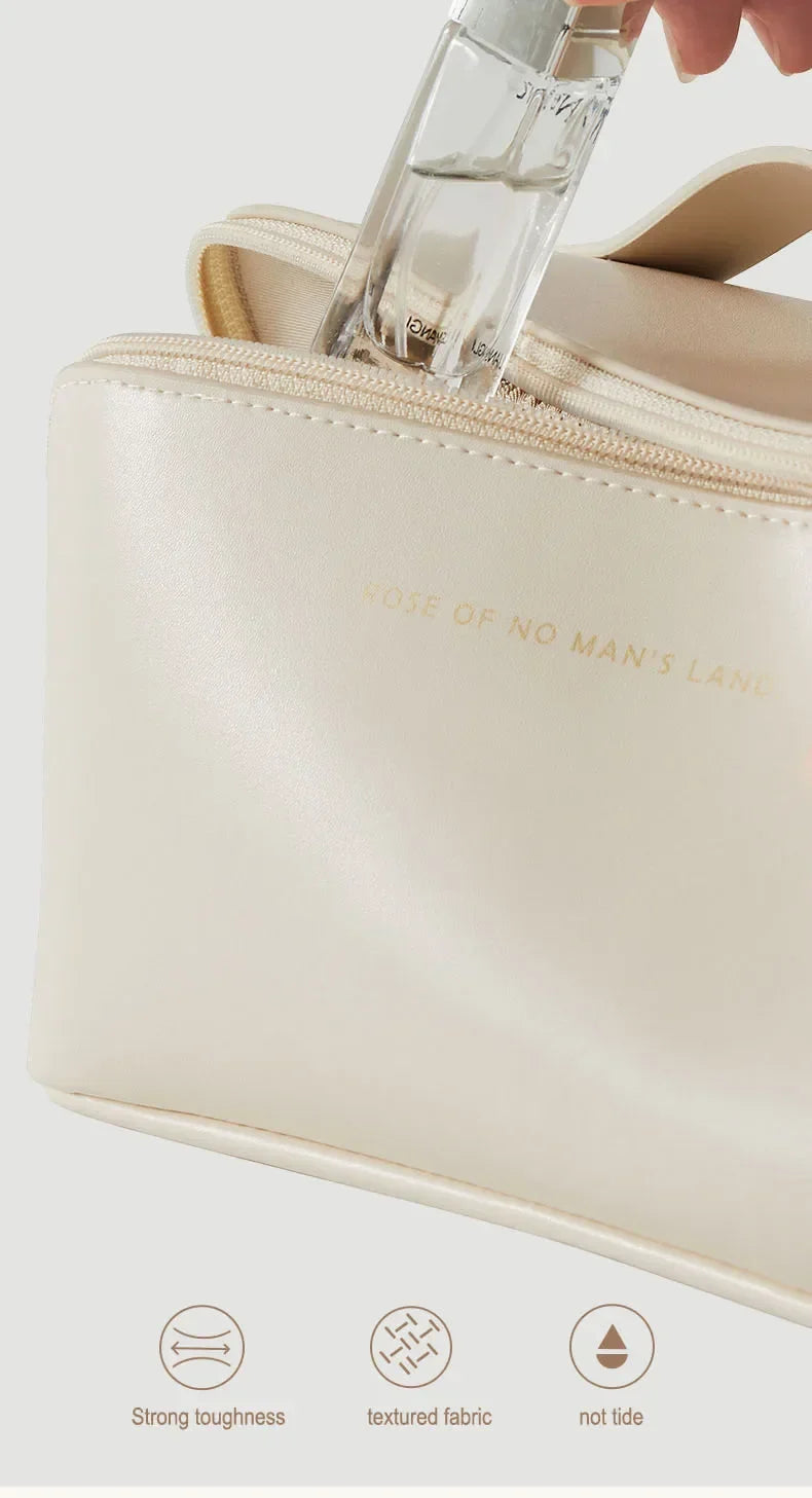 Bag of Holding: Ultra-Clever Travel Cosmetic Case for Women | Zippered Makeup & Toiletry Vault for Organized Queens