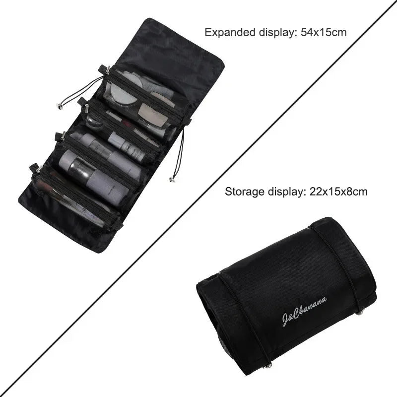 Bag of Holding: Ultra-Clever Travel Cosmetic Case for Women | Zippered Makeup & Toiletry Vault for Organized Queens