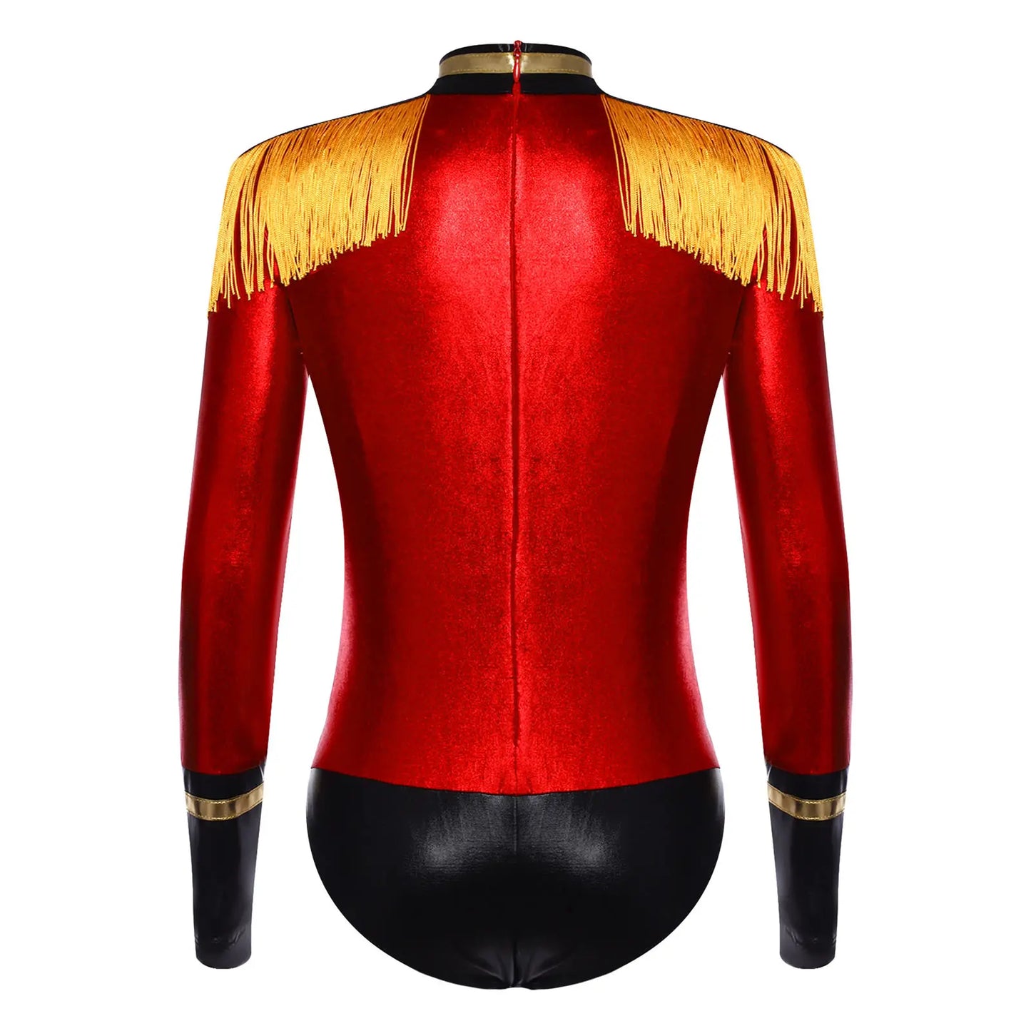 Girls Nutcracker Circus Ringmaster Costume – Medieval Royal Military Leotard Jumpsuit Halloween Cosplay