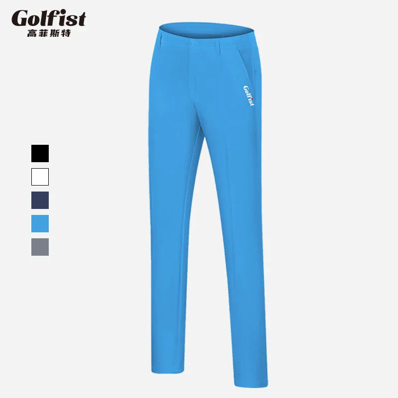 Golfist Men's Quick-Dry Summer Sports Pants – Breathable, Slim-Fit Trousers for Golf, Tennis & Active Performance