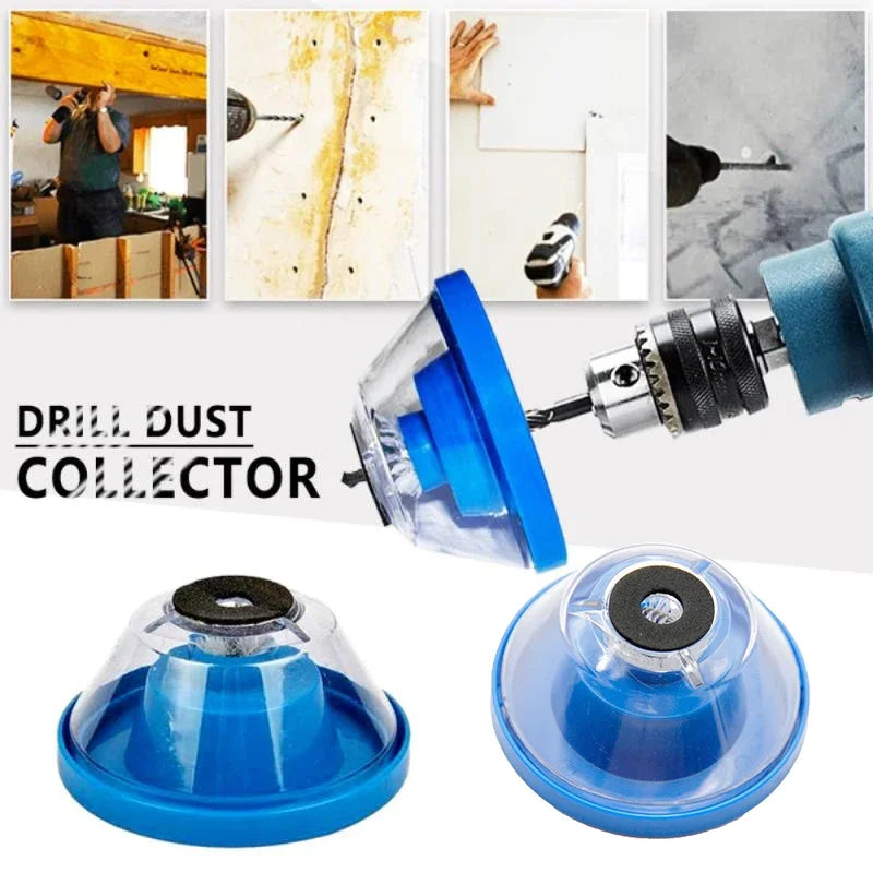 DustShield Electric Drill Dust Cover – Universal Dust Collector for Hammer & Impact Drilling