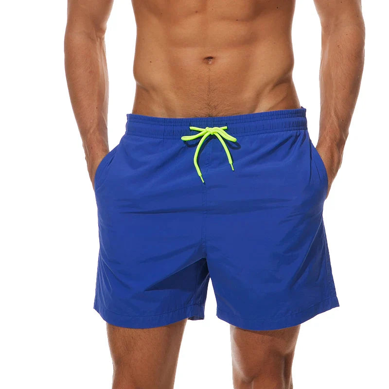 ESCATCH Quick Dry Surf Command Board Shorts – Summer Beach Swimwear for Men in Revealing Gray and More