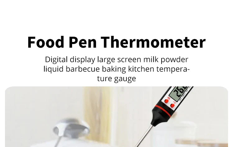 GrillMaster Pro Digital Kitchen Thermometer – Instant Accurate BBQ & Liquid Temp Probe