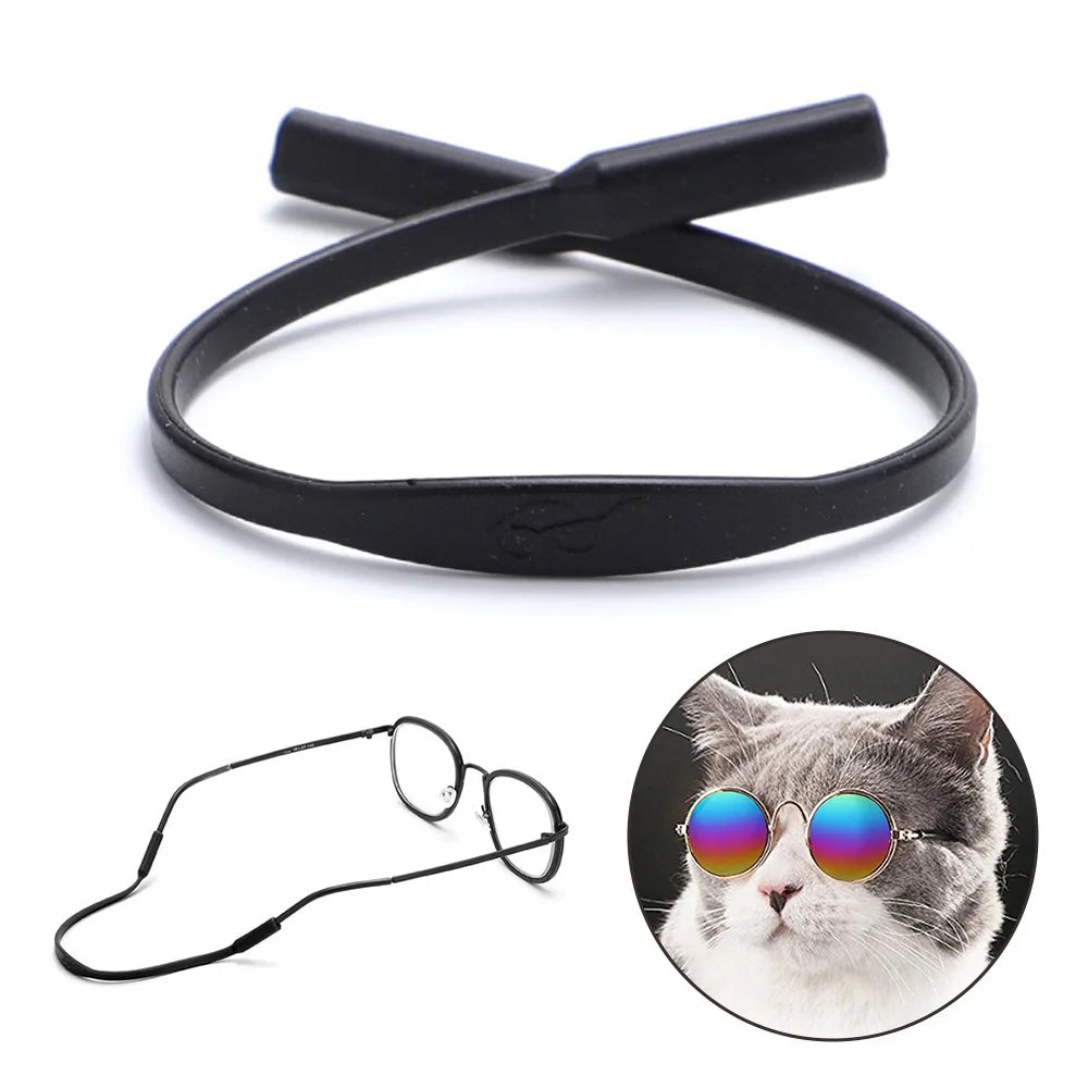 Purrfect Shades – Vintage Round Cool Cat & Dog Sunglasses for Stylish Pets
