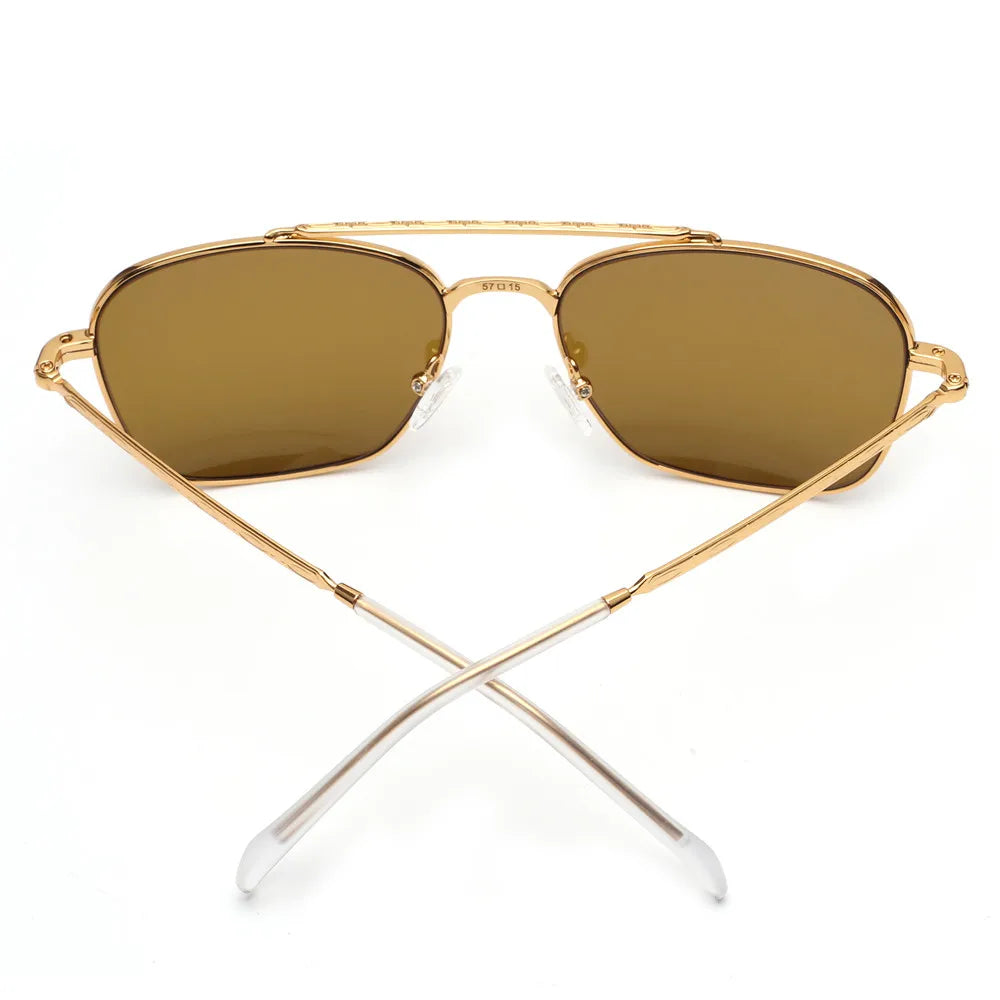 JM EdgeForce Square Sunglasses for Men & Women – Metal Frame UV400 Protection, Rock & Roll Ready