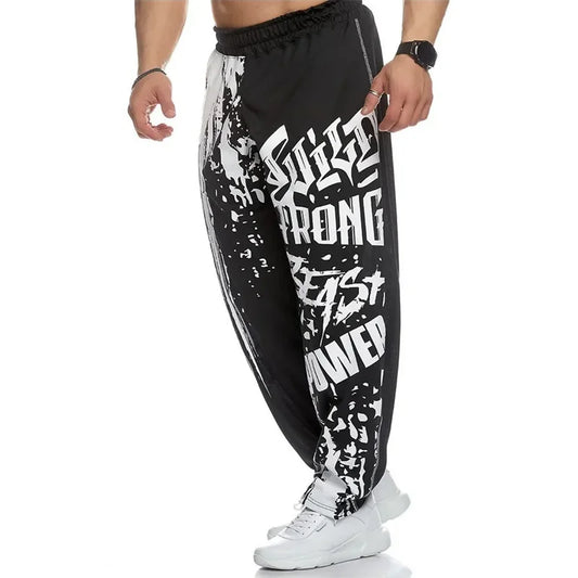 CLIFFORDLENOX™ CHAOS MODE Graffiti-Tech Sweatpants | Quick-Dry Breathable Rockstar Training Joggers (Men’s)