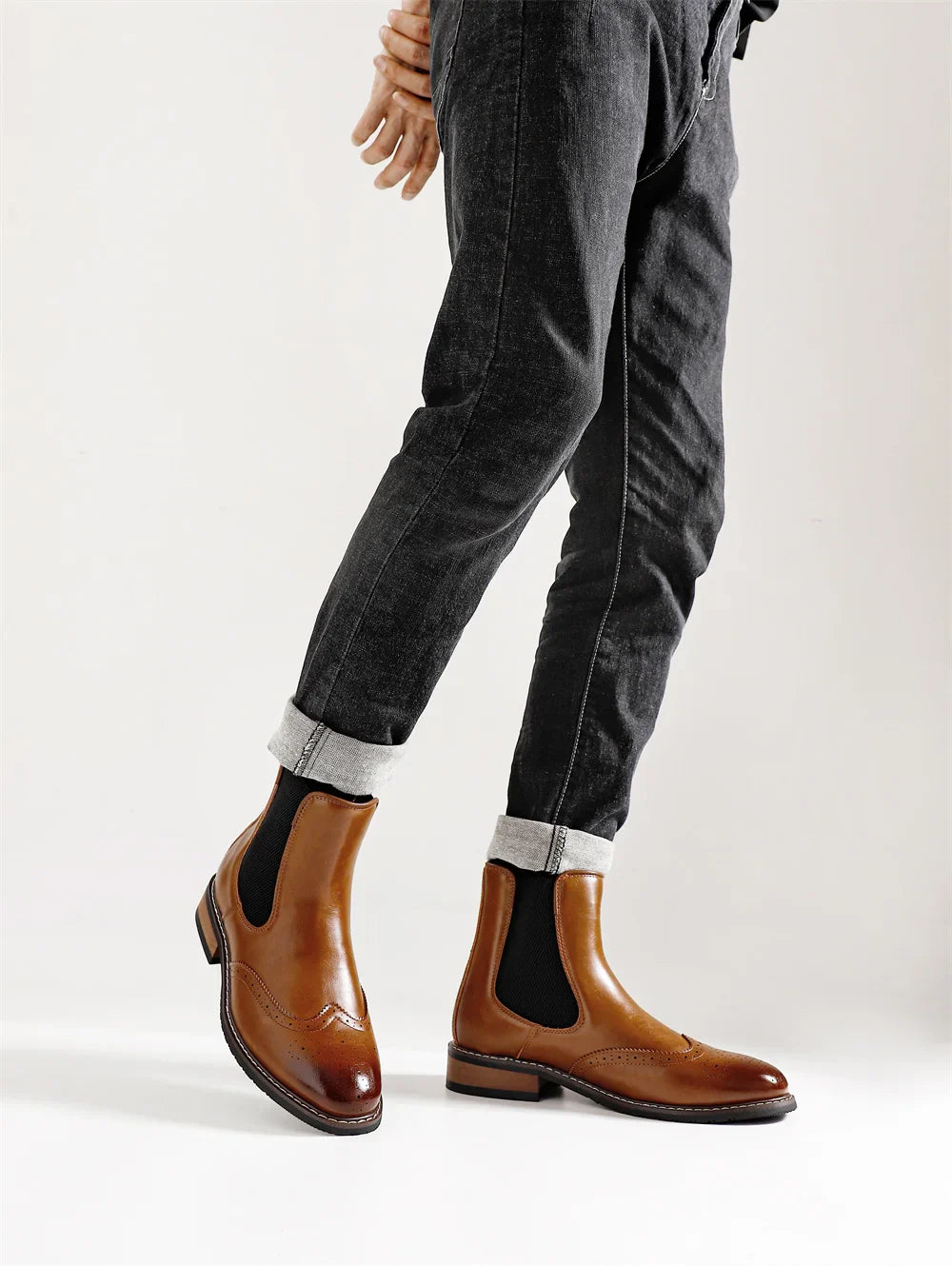 "Dead Poets Boots" – Lizard Vigilante Soft Leather Chelsea Boots for Men | Sleek Pointed-Toe Ankle Icons for Rebels, Artists & Gentlemen