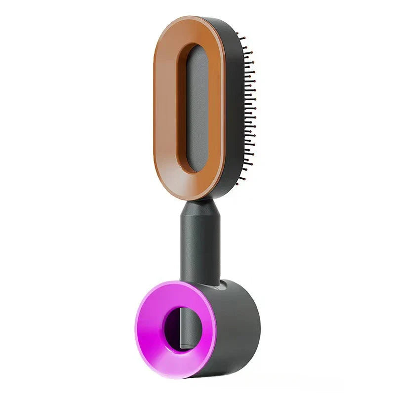 The Reckless Comb: One-Click Clean, Scalp-Slaying Air Cushion Hairbrush for Hardcore Hair Rebels