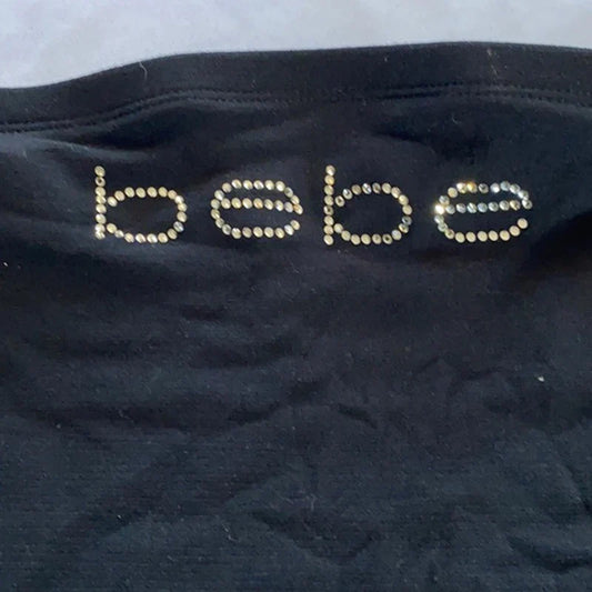 Y2K Rhinestones Bebe Letter Print T-Shirt Women - Sexy Summer Crop Top, Punk Goth Sleeveless Tube Top, Vintage Emo Fashion