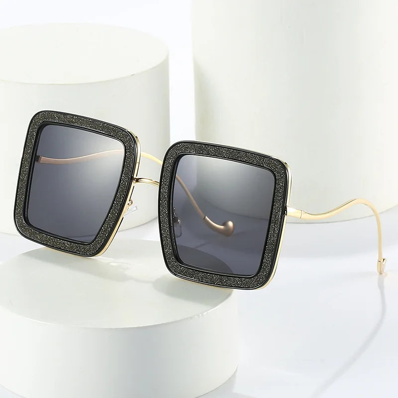 Glitter Vortex Shades – Rockstar Ice-Out Sunglasses for Unapologetic Legends