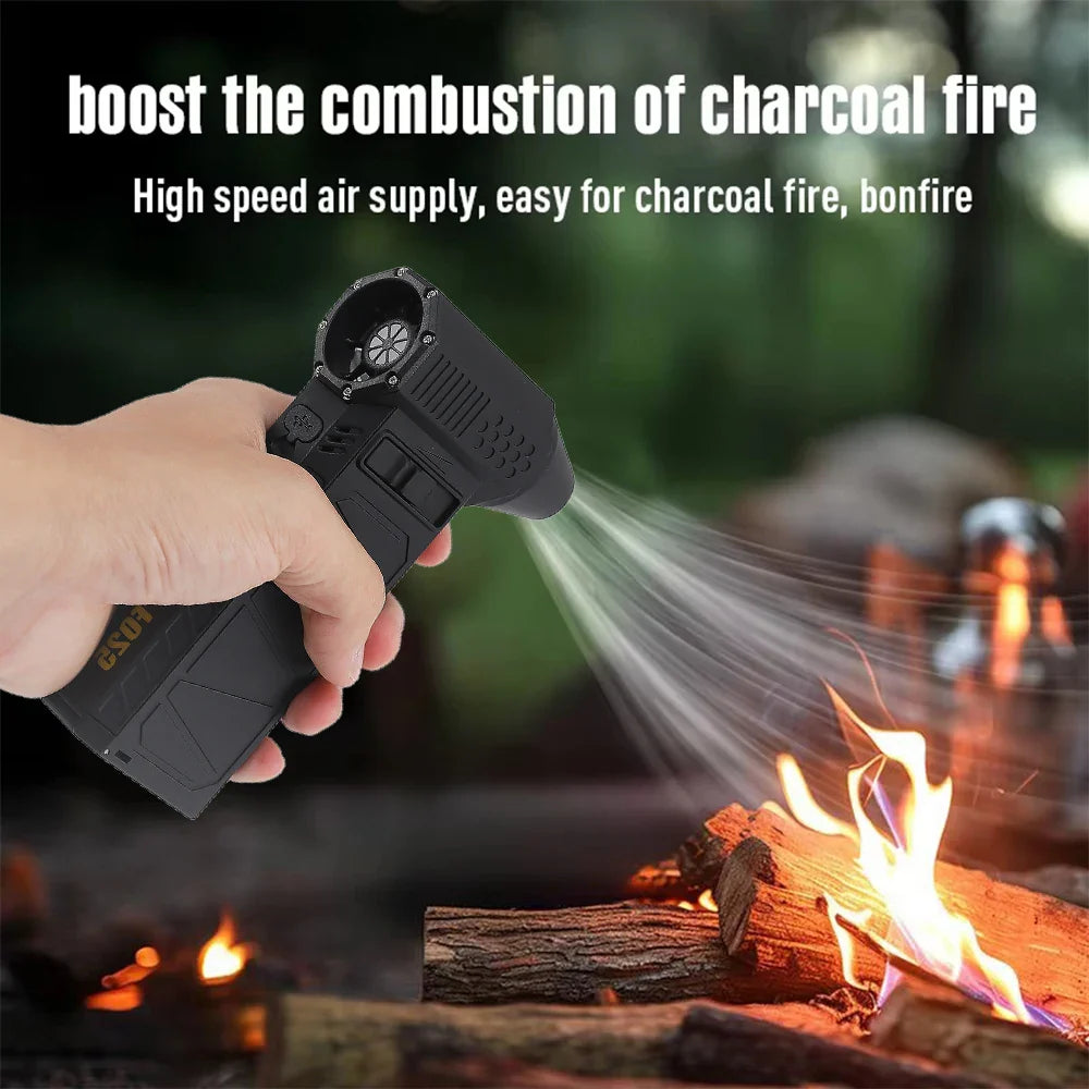 BLACKTORQ 200K RPM Turbo Air Cannon – Pro-Grade Cordless Jet Blower & Dust Cleaner with Infinite-Speed Brushless Drive