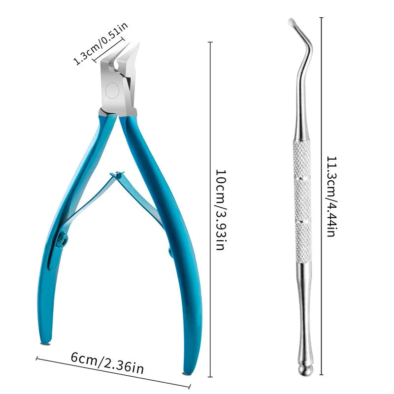 ClipTitan Precision Toenail Nipper – Stainless Steel Ingrown & Thick Nail Clipper for Podiatrist-Grade Care at Home