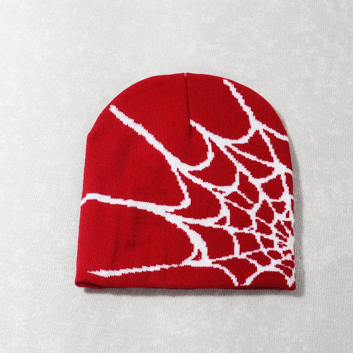 Spider-Man Inspired Unisex Knitting Beanie – Y2K Fashion Meets Winter Warmth – Stylish and Cozy Pullover Cap