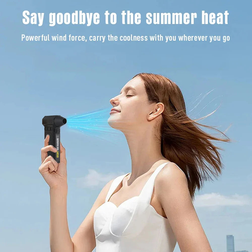 BLACKTORQ 200K RPM Turbo Air Cannon – Pro-Grade Cordless Jet Blower & Dust Cleaner with Infinite-Speed Brushless Drive