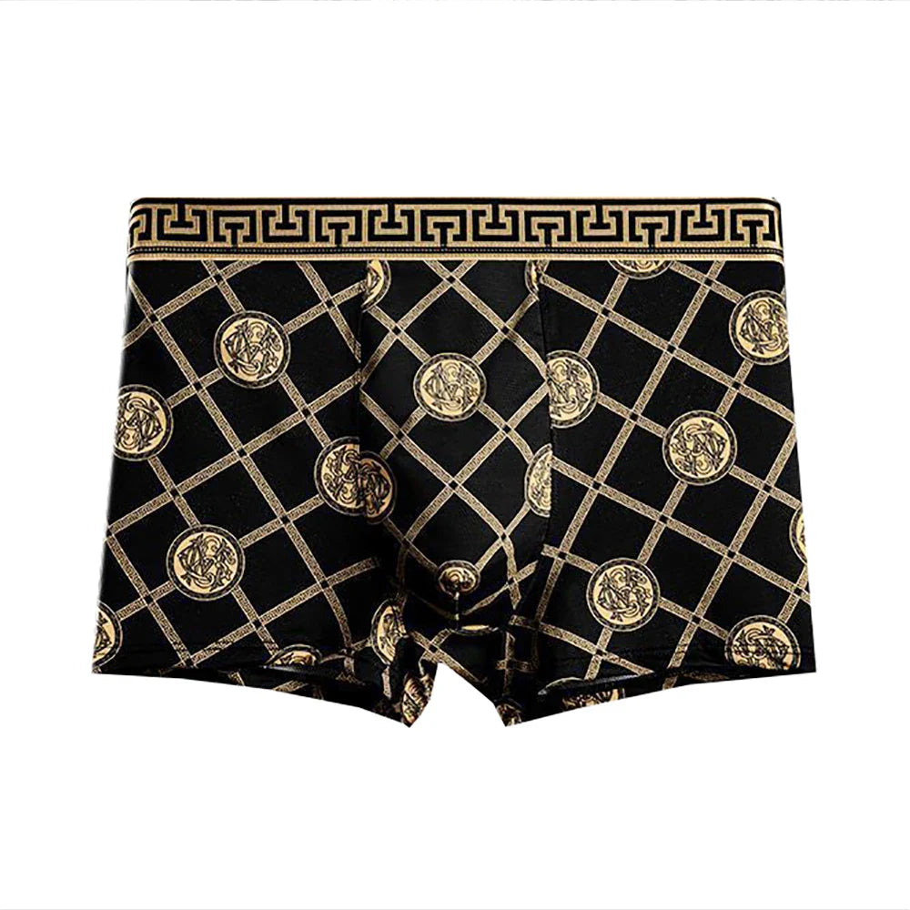 Vigilante Vice 4-Pack – Black Gold Rebel Fit Boxer Briefs for Men Who Don’t Flinch