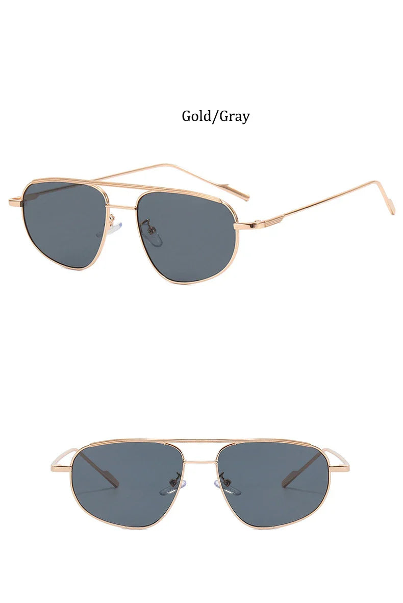 NIGHTCRASH 9190 – Retro Alloy Pilot Shades for Women | UV400 Rockstar Grade Gradient Eyewear
