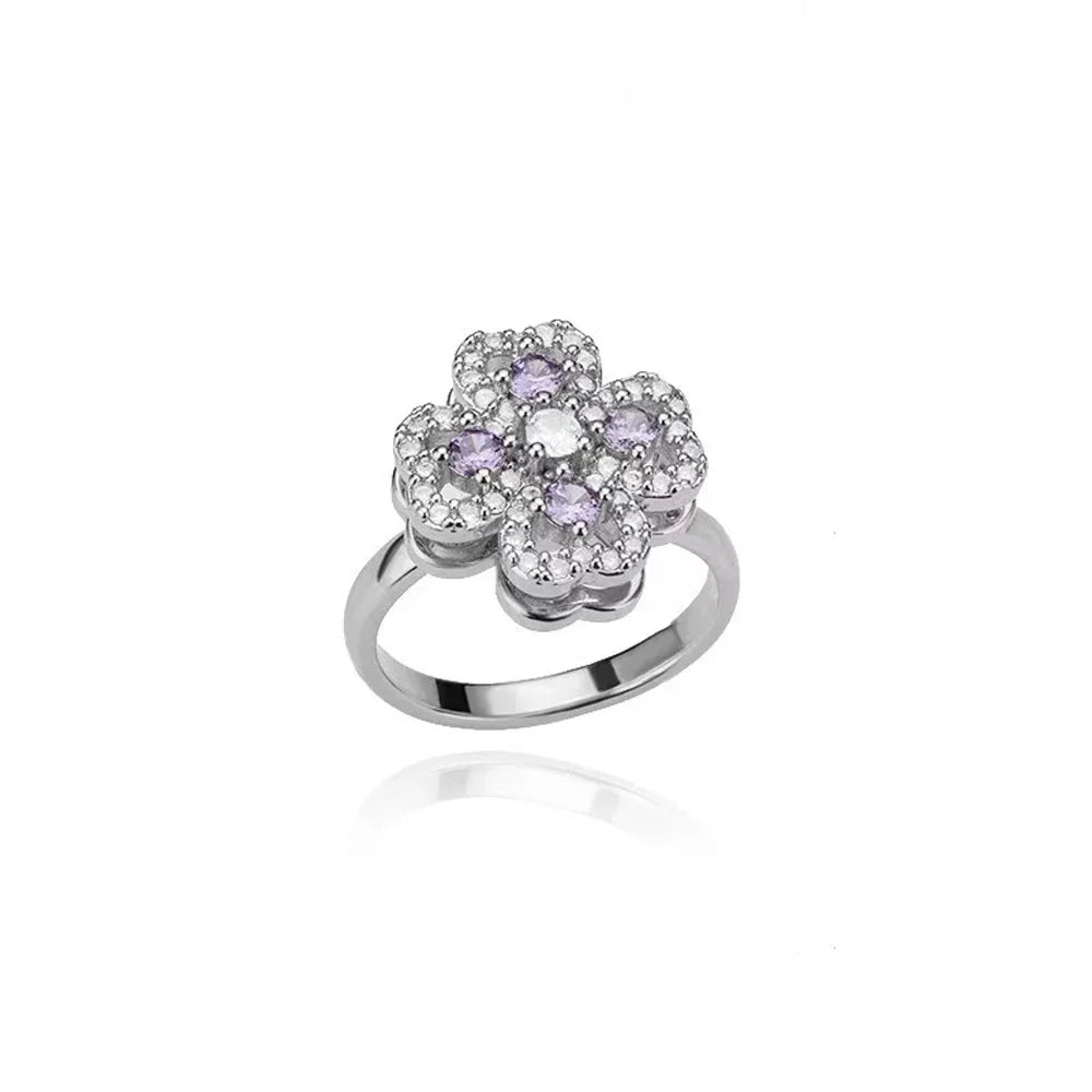 Lumé Curve Adjustable Zircon Ring — Effortless Sparkle for Every Kind of Day