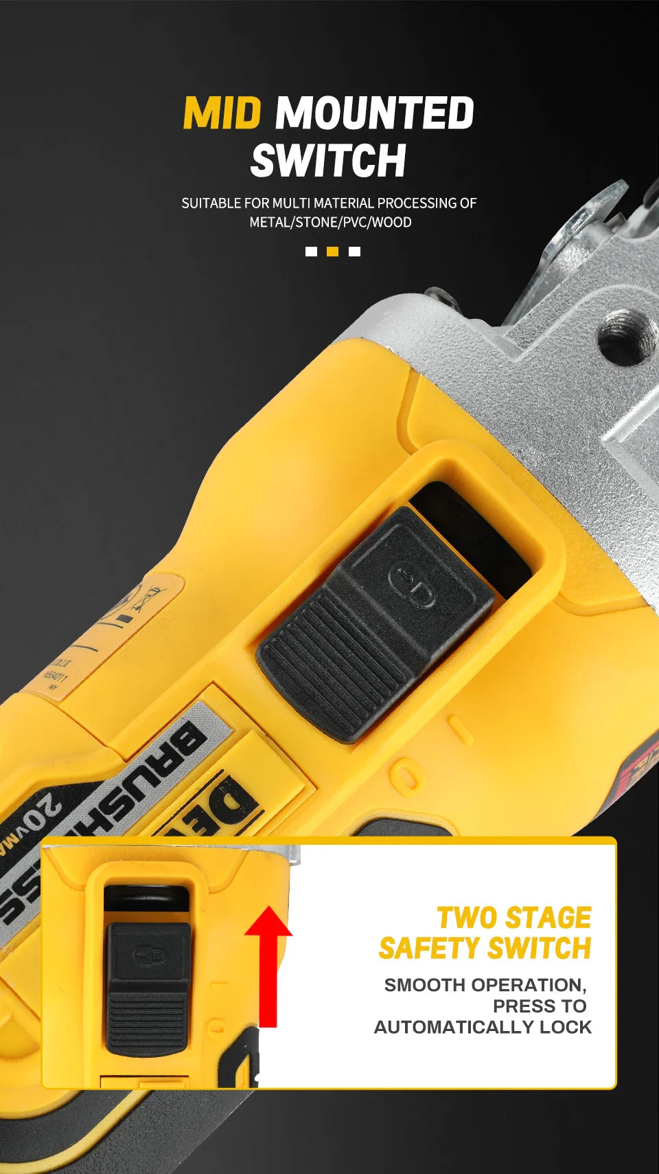 DEWALT DCF880/DCG405FN ProX Combo Kit – Cordless Impact Wrench, Angle Grinder & Drill Set with DWBAG | Brushless Power for Precision Trades