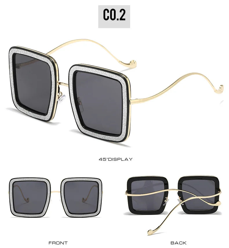 Glitter Vortex Shades – Rockstar Ice-Out Sunglasses for Unapologetic Legends