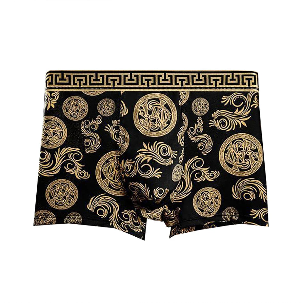 Vigilante Vice 4-Pack – Black Gold Rebel Fit Boxer Briefs for Men Who Don’t Flinch