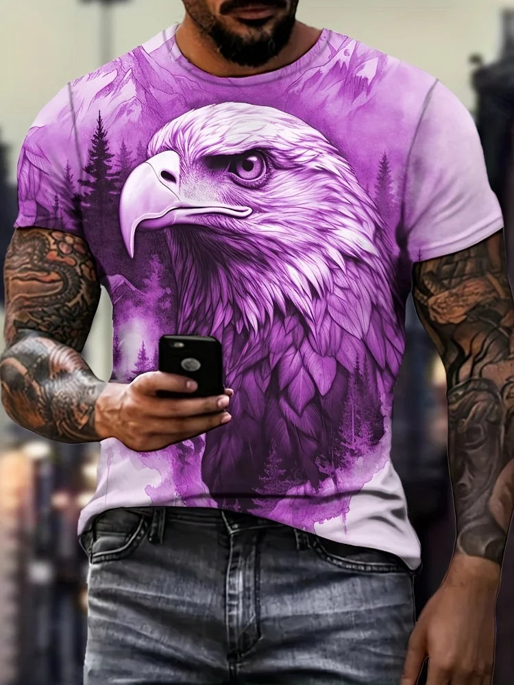 FREEDOM TALON // 3D Screaming Eagle Tee – Summer Casual Patriot Grind Edition