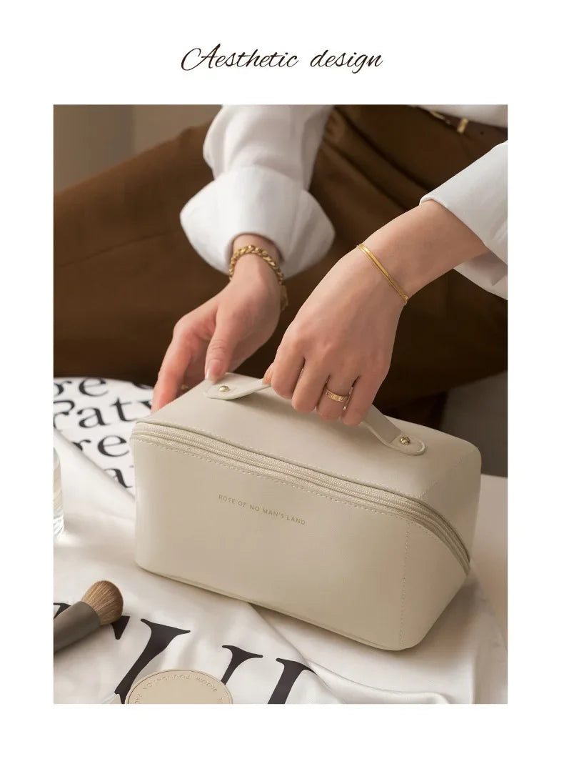 Bag of Holding: Ultra-Clever Travel Cosmetic Case for Women | Zippered Makeup & Toiletry Vault for Organized Queens