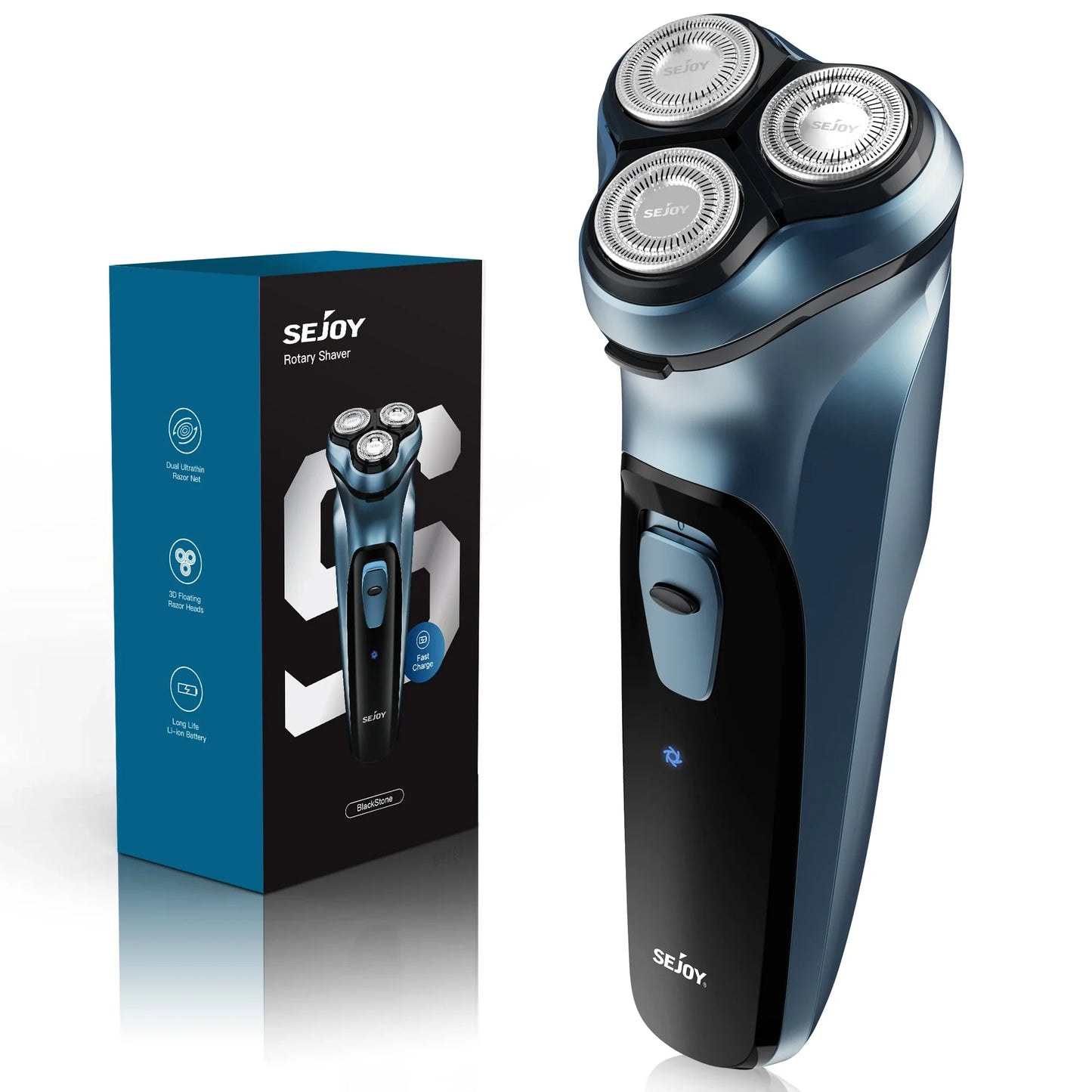 Sejoy VortexCut – 3D Smart Electric Shaver & Beard Tamer for the Clean-Shaven Legend