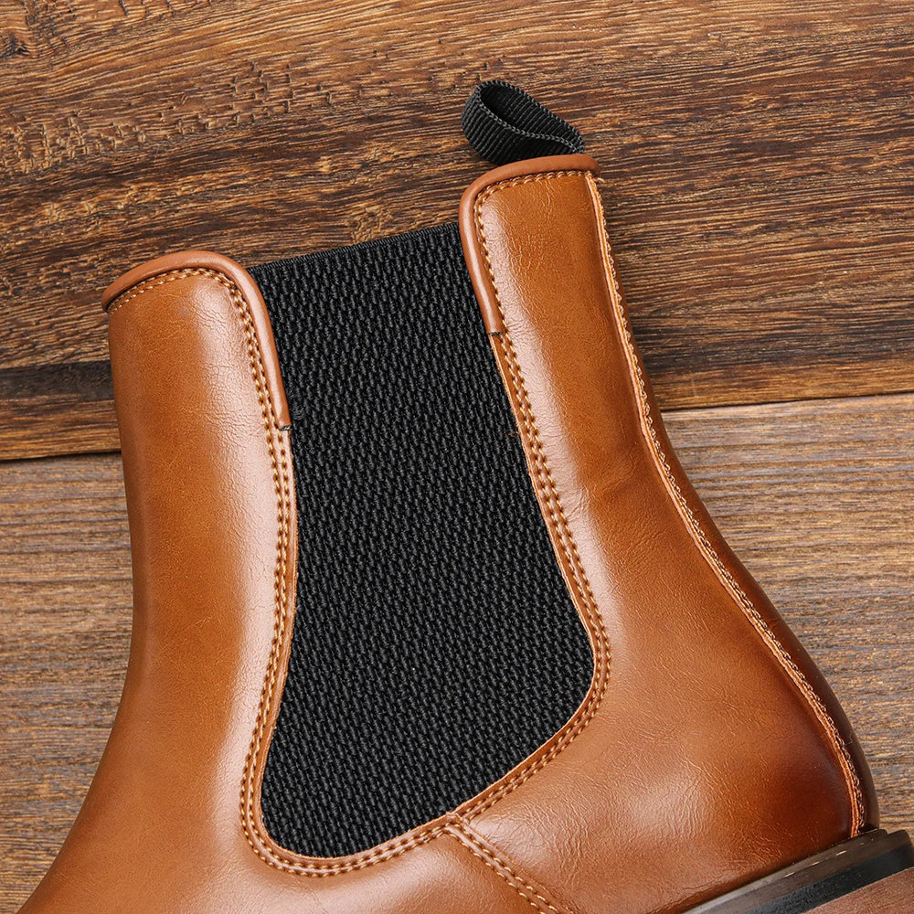 "Dead Poets Boots" – Lizard Vigilante Soft Leather Chelsea Boots for Men | Sleek Pointed-Toe Ankle Icons for Rebels, Artists & Gentlemen