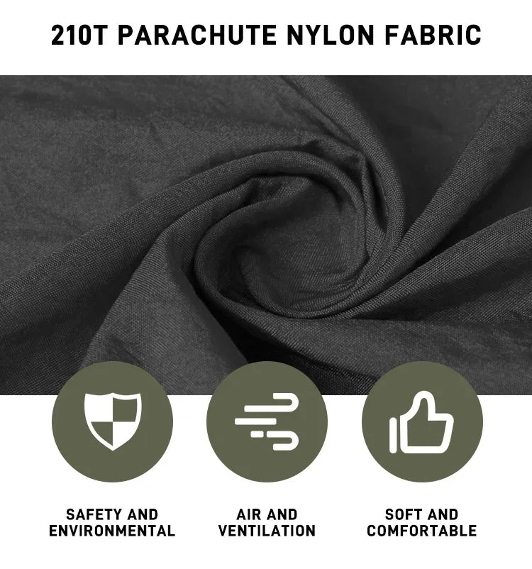 AdventureNest 2-Person Camping Hammock Set – 260x140cm Parachute Hammock with Mosquito Net & Rain Fly Tarp – Ultralight Outdoor Hammock for Travel, Hiking, Backpacking