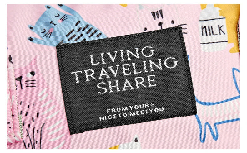 JoyTrail Mommy Backpack — Lightweight Printed Nylon Maternity & Baby Travel Bag with Large Capacity