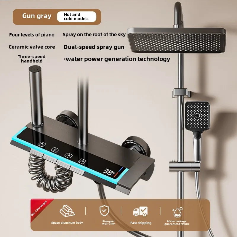Brass Bastard Shower System – Industrial-Grade Pressure Shower Set for Bathroom Combat